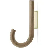 Gejst Hook Kleiderhaken Eiche/Messing - , Holz, Metall