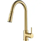 OEM Küchenarmatur, flexibler Ausziehbrause, Einhebelmischer, Gold A