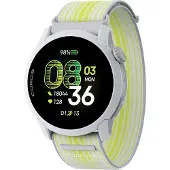 Coros Pace 4 GPS-Uhr Nylon Weiß Gelb