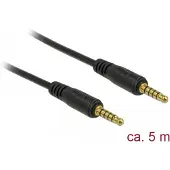 DeLOCK 85699, 3.5mm, Männlich, 3.5mm, Männlich, 5 m, Schwarz