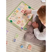 Barbo Toys Wacky Wonders Holzpuzzle Zahlen 20 Teile