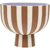 Oyoy Toppu Schale Large Caramel/Lavender - Living Design Living Design, Braun / Rost, für Küche, Stein