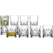 Lyngby Whiskyglas / Longdrinkglas Melodia Clear (8er Set)