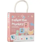 BS Toys Folge-dem-Affen, 3 Jahr(e), Sperrholz, Mehrfarbig