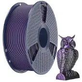 SUNLU PLA+ Silk Dual-Color Filament, 1,75mm, 1kg - Farbton: Black Purple