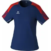 Erima Damen EVO STAR T-Shirt 1082415 34 - New Navy/Rot - 34