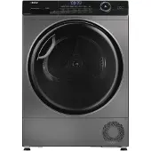 Haier I-Pro Series 5 HD100-A2959RE-FR, Freistehend, Frontlader, Wärmepumpe, Anthrazit, Drehregler, Berührung, Rechts
