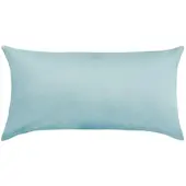 TRAUMSCHLAF Uni Mako-Satin Kissenbezüge 40x60 cm | perlblau - blau