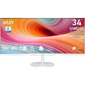 MSI Pro MP341CQW E12, 86,4 cm (34"), 3440 x 1440 Pixel, UltraWide Quad HD, 4 ms, Weiß