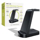 Mobile Origin MO-31WCH-PW13, Drinnen, USB, Kabelloses Aufladen, Schwarz