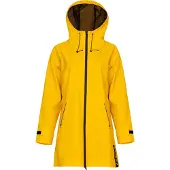 PAIKKA Regenmantel für Zweibeiner reflektierend Damen "Human Visibility Raincoat" gelb