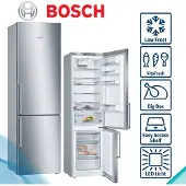 Bosch Serie 6 KGE398IBP, 343 l, SN-T, 14 kg/24h, B, Fresh Zone Fach, Edelstahl