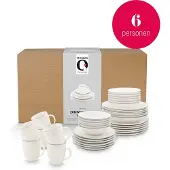 Vt wonen Servies vtwonen Geschirr White-Blue Line (36er Set)