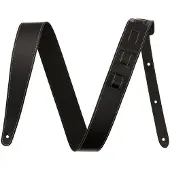 Fender 2" „ Essentials "-Lederriemen schwarz