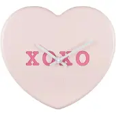 Karlsson - Wanduhr Heart Candy - Rosa - 30x6.2x27cm