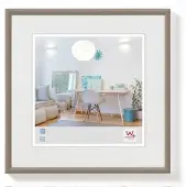 Walther design New Lifestyle Kunststoff Bilderrahmen 13x13 cm Stahl KV313D