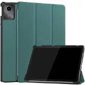 IMoshion Trifold Klapphülle für das Lenovo Tab M11 - Dunkelgrün