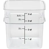 Cambro Herstellung, 4-Liter-Polycarbonat-Dose, transparent, 4SFSPROCW135