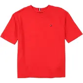 Tommy Hilfiger T-Shirt Essential Flag KB0KB09646 Rot Regular Fit