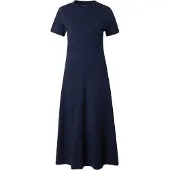 Tommy Hilfiger Interlock F&f Midi Dress Dark Night Navy Größe: S | Midikleider Outlet | Damen | Schwarz