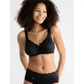 Sloggi Ohne Bügel BH Romance | Grösse: 80C | Farbe: Schwarz