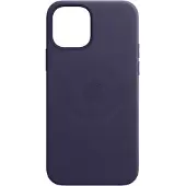 Apple Original iPhone 12 (Pro) Hülle - Echtes Leder - Backcover/Hard Case - Lila