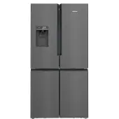 Siemens KF96DPXEA, Freistehend, French door, Grau, Glas, 574 l, SN-T