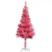 Linder Exclusiv GmbH Künstlicher Weihnachtsbaum pink inkl. Ständer Tannenbaum Christbaum 180cm