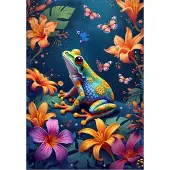 Alipson Puzzle Frosch und Schmetterling Puzzle 1000 Teile
