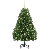 vidaXL Lumi (mit 150 LEDs und goldenen Kugeln)