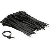 Selco Non Branded 180X7.5MM Black Cable Pro 100