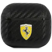 Ferrari FESA3CABK AirPods 3 Hülle schwarz/schwarz On Track PolyurethanCarbon