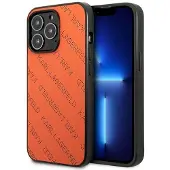 Karl Lagerfeld Klhcp13lptlo Iphone 13 Pro13 6.1 Orangeorange Perforated Allover Handyhülle