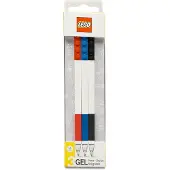 LEGO 3 Pack Gel Pens Red Black