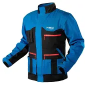 Neo Tools Neo Arbeitsjacke 100% Baumwolle schwarz/blau HD+ XXL