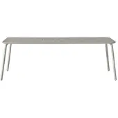 Vipp Dining Table 733 light grey grau, Designer Design, 220x74x95 cm