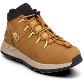 Timberland Unisex für Kinder. TB0A2F392311 Lederstiefel Sprint Trekker Mid Lace Up gelb (35), Wohnung, Schnürsenkel, Lässig, Kinderbekleidun