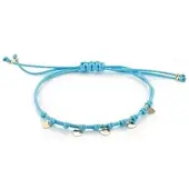 GOLDSCHMUCK FÜR MICH Friendship-Armband Herzen poliert Gold 375