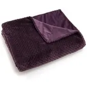 Amadeus Plaid Schachbrettmuster Pflaume 130X170 cm - Violett Polyester 130x1 cm