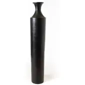 Amadeus Vase in Schwarz 150 cm - Anderes Metall 30x30 cm
