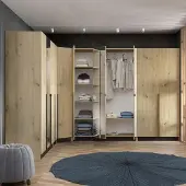 Kondela Niedrige Eck-Tür Kreo - Eiche Artisan