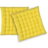 Pad concept Sitzkissen Risotto, 2er-Set gelb, 40x3x40 cm