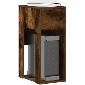 vidaXL Computerschrank mit Schublade Betongrau 30x44x74 cm