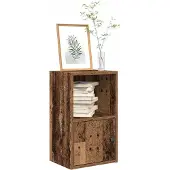 vidaXL Bücherregal Räuchereiche 31x24x102 cm Holzwerkstoff