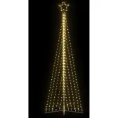 vidaXL LED Weihnachtsbaum 447 LEDs Warmweiß 249 cm 4016432