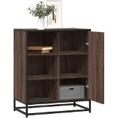 vidaXL Sideboard Grau Sonoma 62x35x76 cm Holzwerkstoff