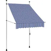 vidaXL Einziehbare Markise Handbetrieben 100 cm Creme