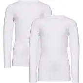 Minymo Basic 35 -t-shirt LS (2-pack) weiss (100) 86