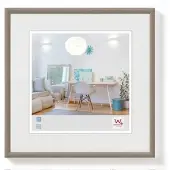 Walther design walther + design Lifestyle Kunststoff Bilderrahmen 10x10 cm STAHL