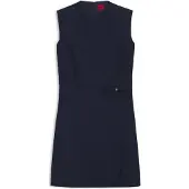 HUGO Kanine 10218228 Red Kurzes ärmelloses Kleid